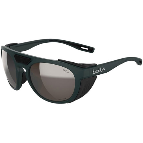 Bolle Adventurer Sunglasses, Forest Black Matte/Solace4 Brown Gun
